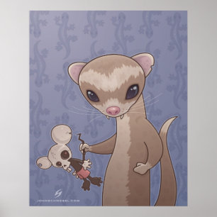 Póster Fizzy The Ferret