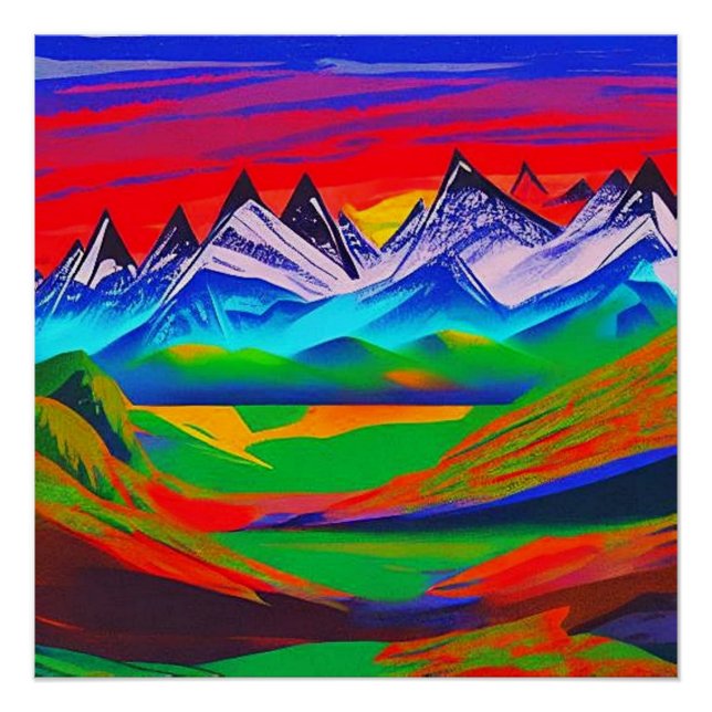 Póster Fjellandskap 8 (Frente)