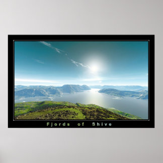 Póster Fjords of Shive