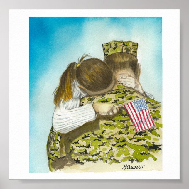 Poster Flag Girl (Frente)