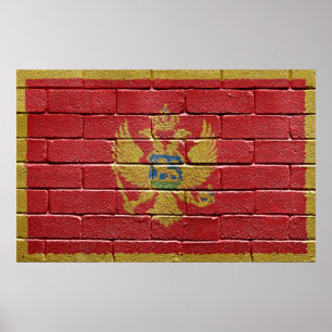 Póster Flag of Montenegro