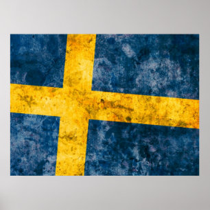 Póster Flag of Sweden