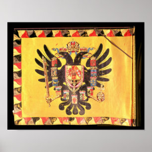 Poster Flag of the Imperial Habsburg Dynasty, c.1700