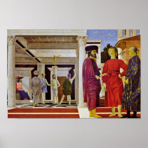Poster Flagellation do cristo por Piero della Francesca