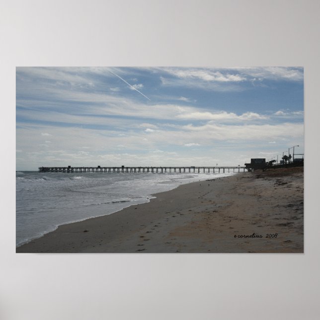 Póster Flagler Beach, FL (Frente)