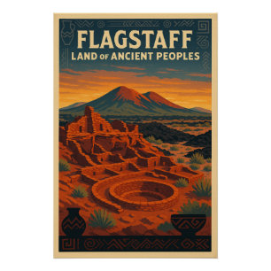 Póster Flagstaff - Patrimônio Nativo e Ruínas Antigas