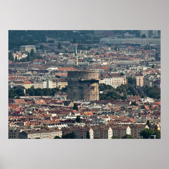 Poster Flakturm Augarten (Frente)