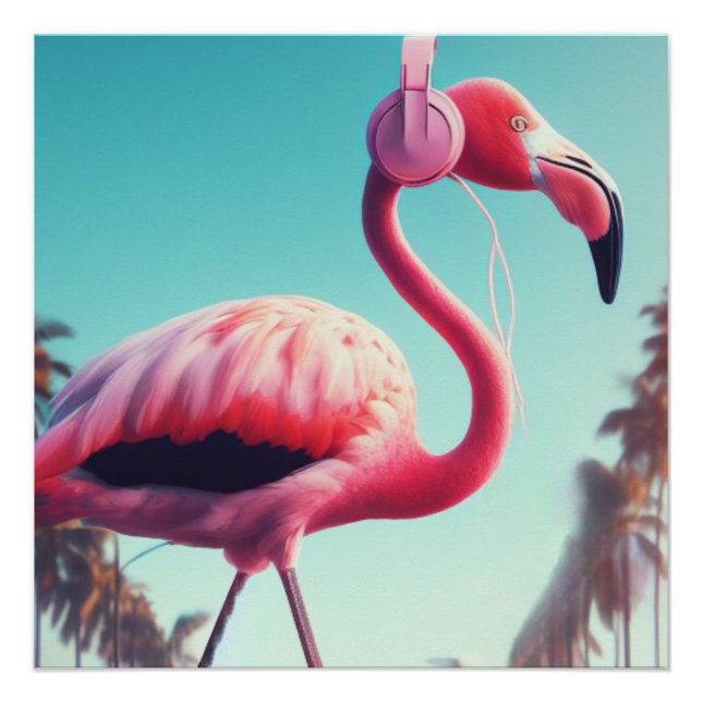 Póster Flamand rose (Frente)