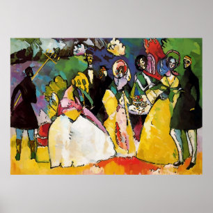 Póster Flambeau no partido Mardi Gras