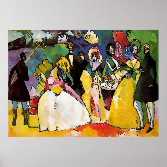 Póster Flambeau no partido Mardi Gras (Frente)