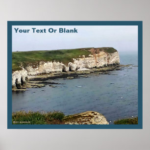 Poster Flamborough Head Challs Cliff