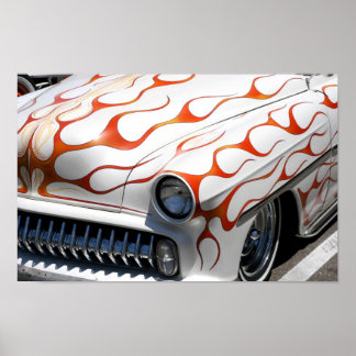 Póster Flamed Kustom