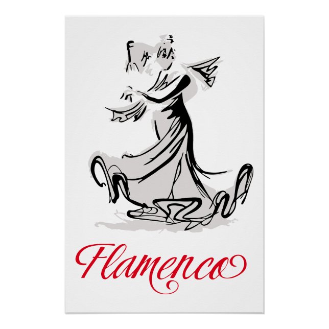Póster Flamenco (Frente)
