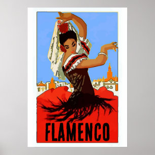 Poster Flamenco Dancer