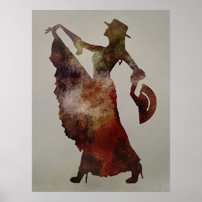 Poster Flamenco Dancer (Frente)