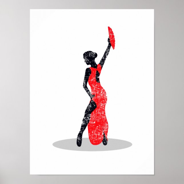 Poster Flamenco Dancer (Frente)