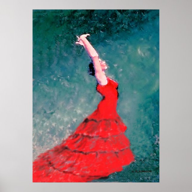 Póster Flamenco Dancer (Frente)