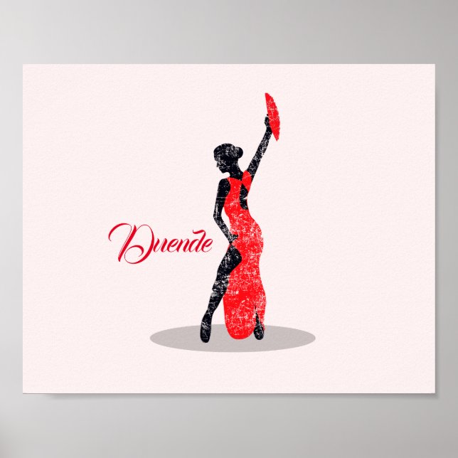 Poster Flamenco Dancer (Frente)