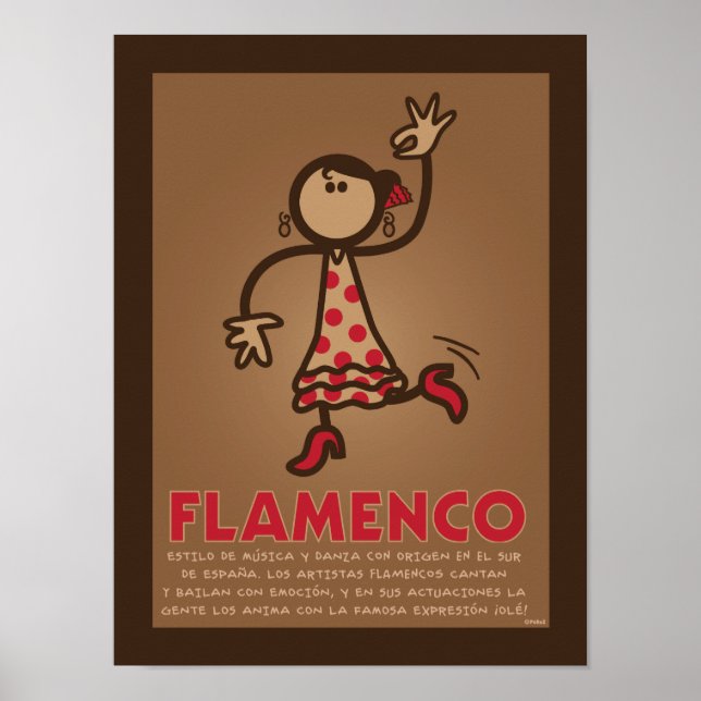 Poster FLAMENCO (versión en español) (Frente)