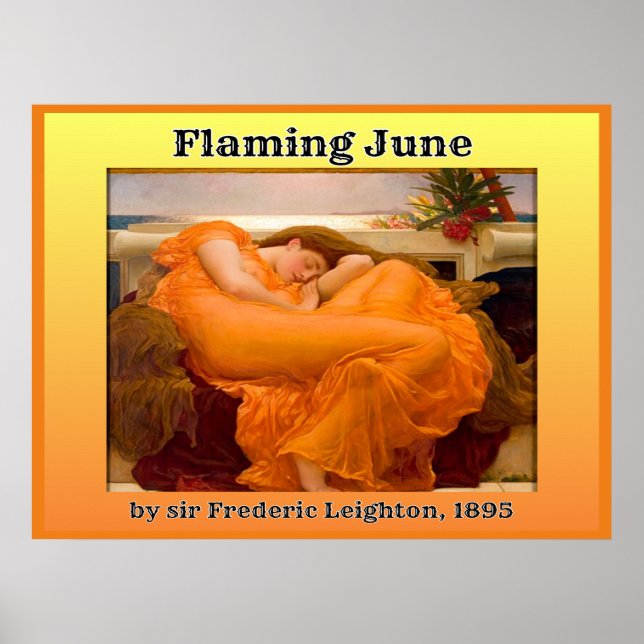 Poster Flaming June (Frente)
