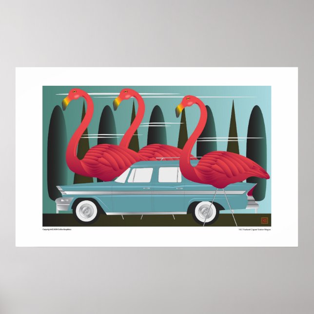 PÓSTER FLAMINGENS PARA A CIDADE- (Frente)
