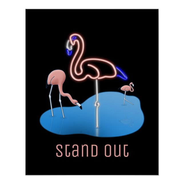 Póster Flaminglow -  (Frente)