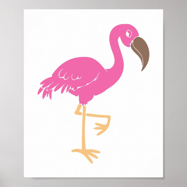Póster Flamingo (Frente)