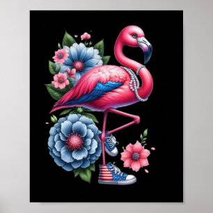 Poster Flamingo Calçados Comma La Kamala Harris 2024