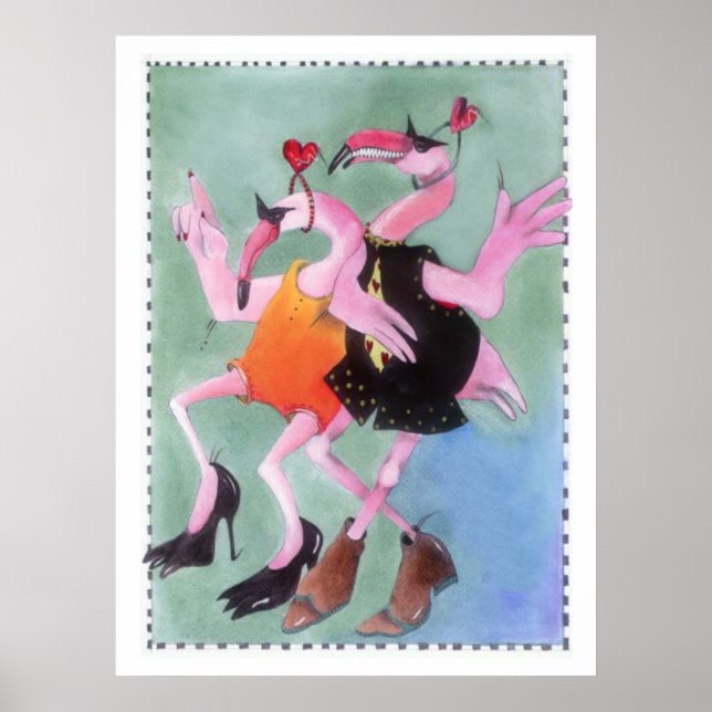 Póster Flamingo Dance (Frente)