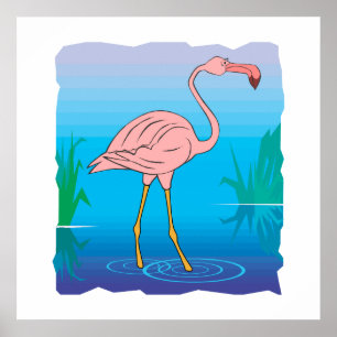 Póster Flamingo de Fitzgerald