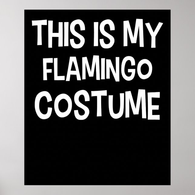 Poster Flamingo | Esta É A Minha Figurança Flamingo (Frente)