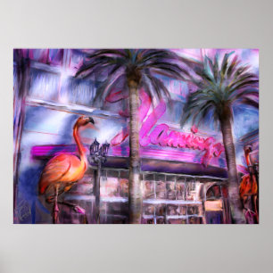 Póster Flamingo famoso