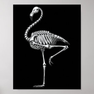 Poster Flamingo Halloween