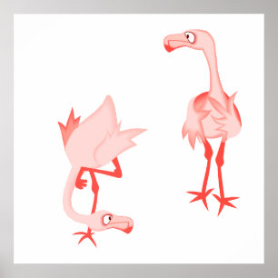Poster Flamingo Nosey