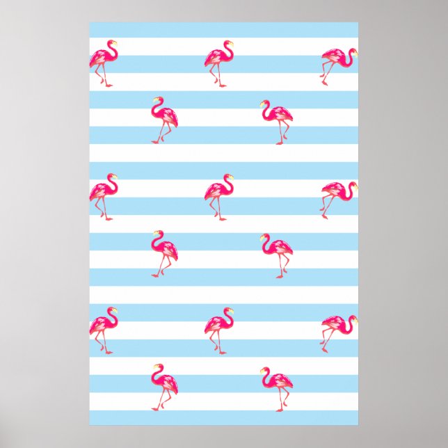 Poster Flamingo poster, Flamingo, pássaros poster, (Frente)
