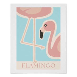 Póster Flamingo Split