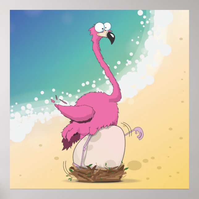 Poster Flamingos (Frente)