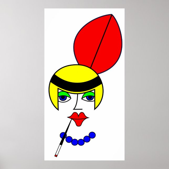 Póster Flapper - Estrada 20s (Frente)