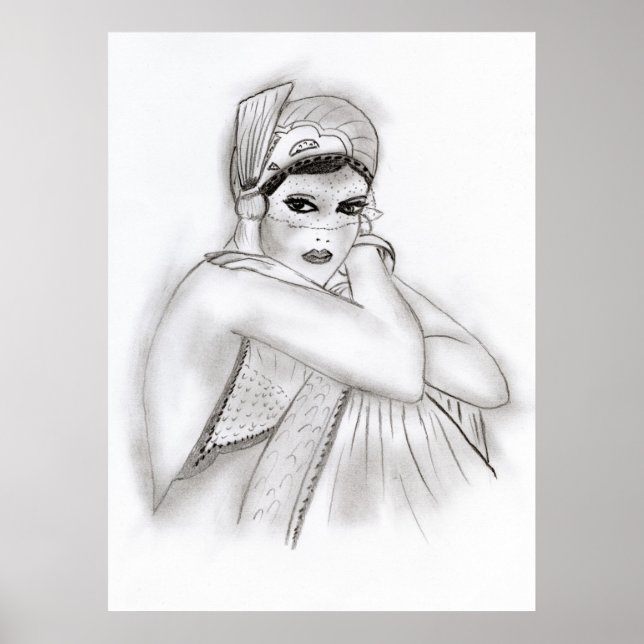 Poster Flapper Girl (Frente)