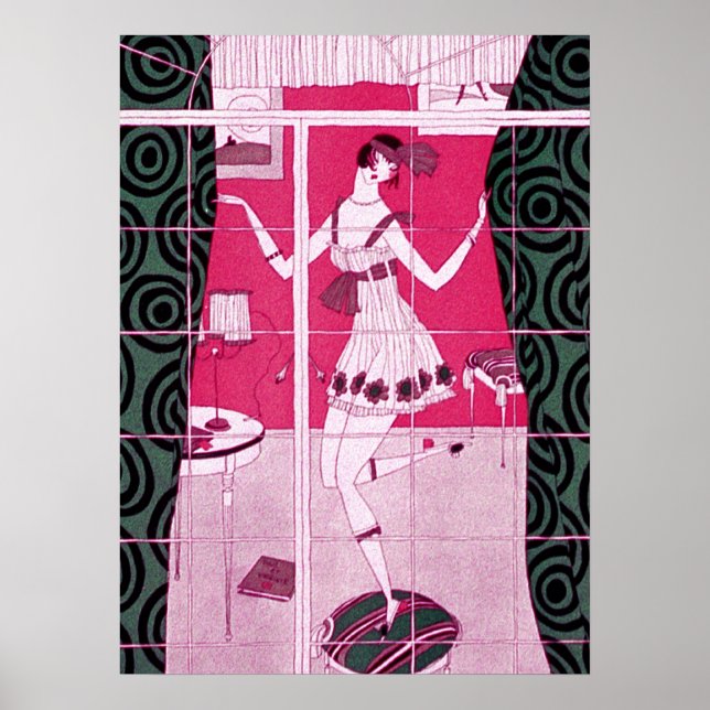 Poster Flapper Girl Dancing (Frente)