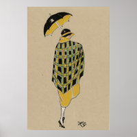 Flapper Girl In The Rain
