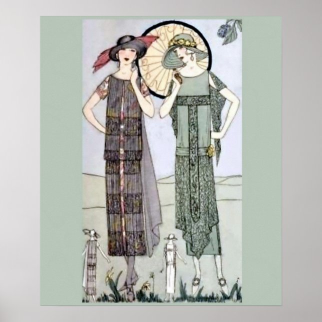 Póster Flappers de 1920 (Frente)