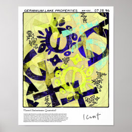 Poster Flared Skelestissim Quatrefoil