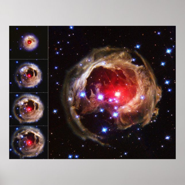 Poster Flash do Red Variable Star V838 Monocerotis (Frente)