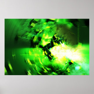 Poster Flash verde