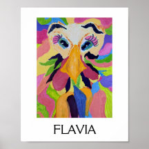 Flávia Poster, 8 x 10