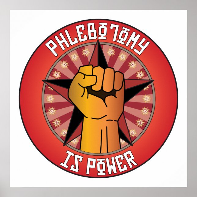 Póster Flebotomia É Poder (Frente)