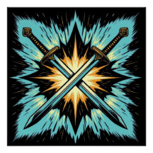 Flechas de Fantasia Cruzadas com Energia Radiante 
