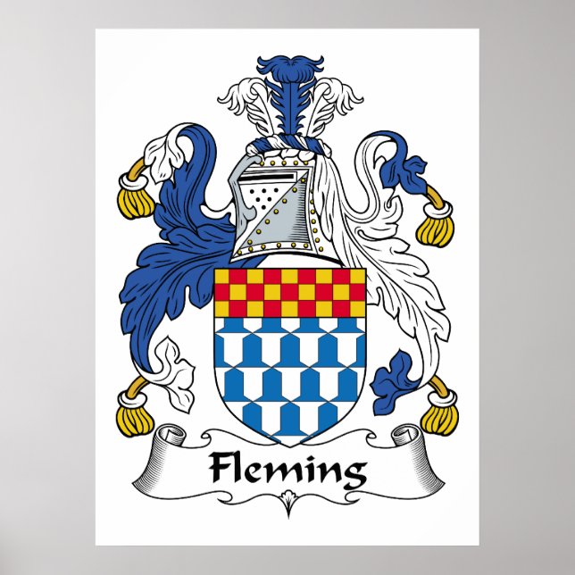 Poster Fleming Family Crest (Frente)