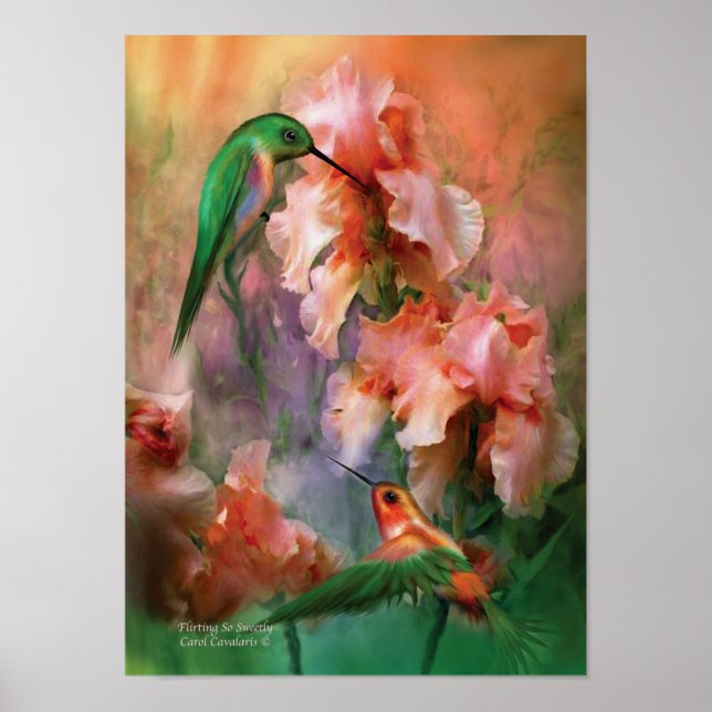 Póster Flertando Poster/Impressão (Frente)